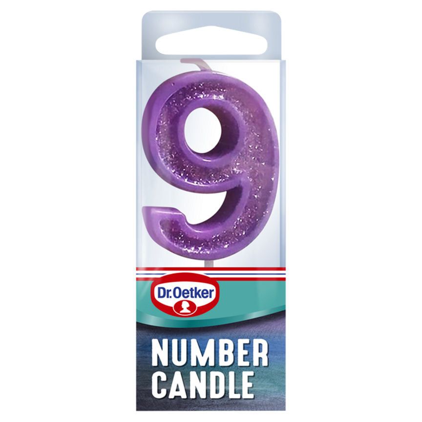 Dr. Oetker Number Nine Candle