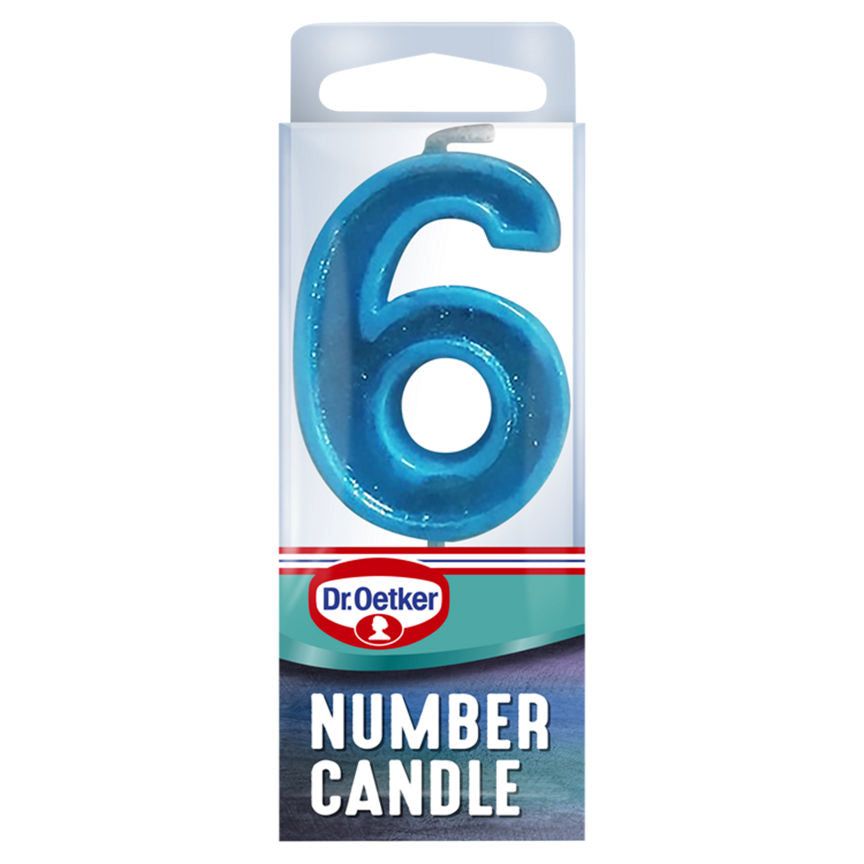 Dr. Oetker Number Six Candle