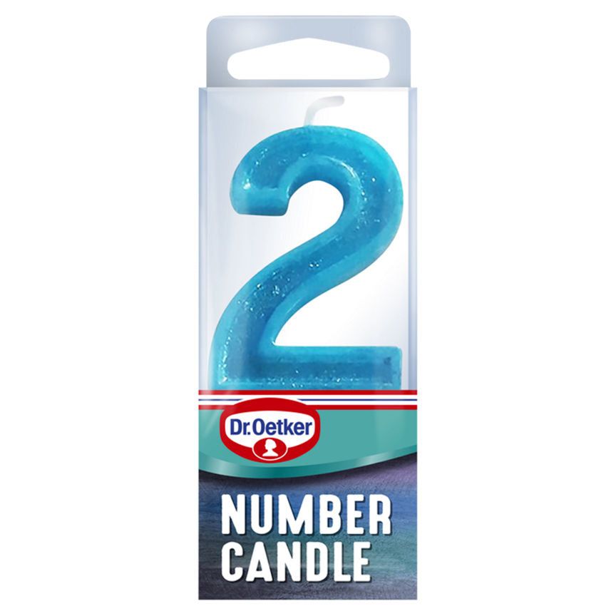 Dr. Oetker Number Two Candle