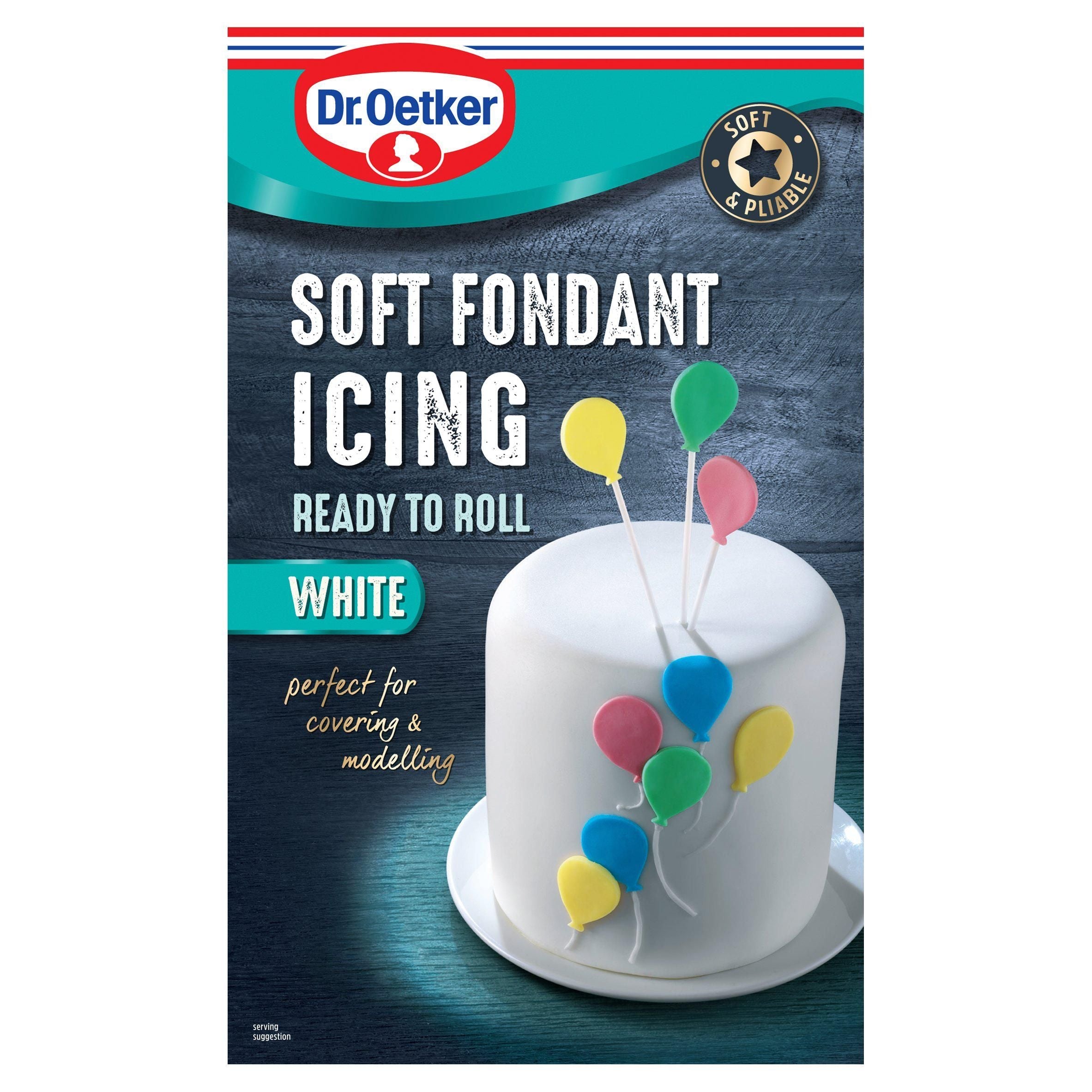 Dr. Oetker Ready to Roll White Soft Fondant Icing 1kg