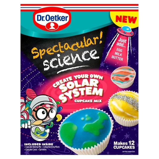 Dr.Oetker Spectacular! Science Create Your Own Solar System Cupcake Mix   360g