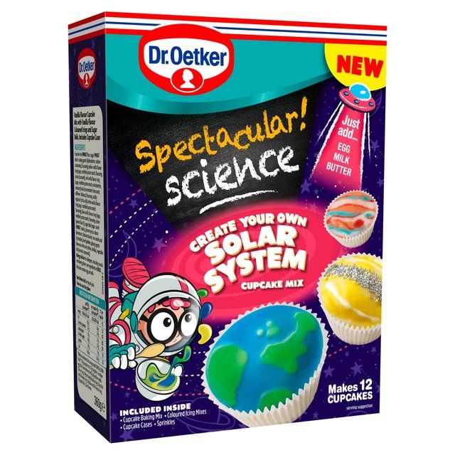 Dr.Oetker Spectacular! Science Create Your Own Solar System Cupcake Mix   360g