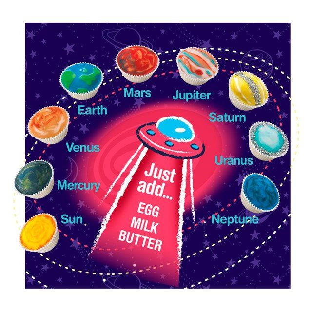 Dr.Oetker Spectacular! Science Create Your Own Solar System Cupcake Mix   360g