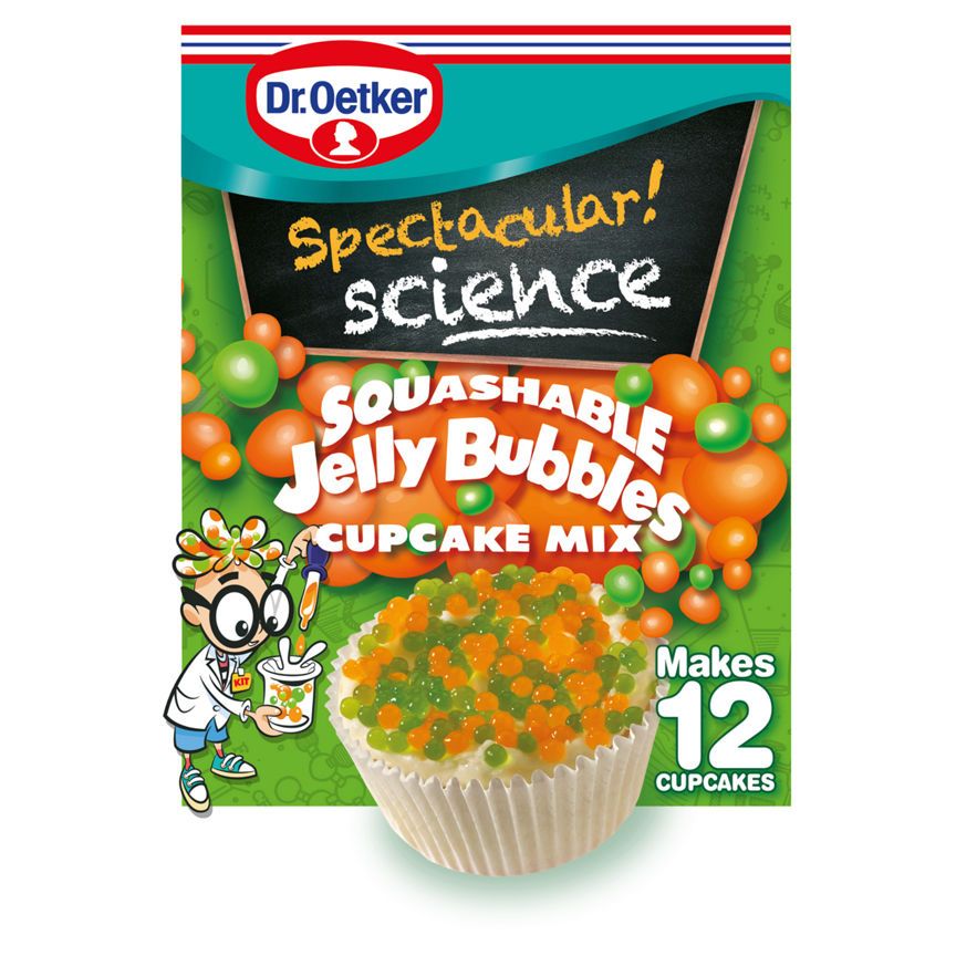 Dr. Oetker Spectacular Science Squashable Jelly Bubbles Cupcake Mix