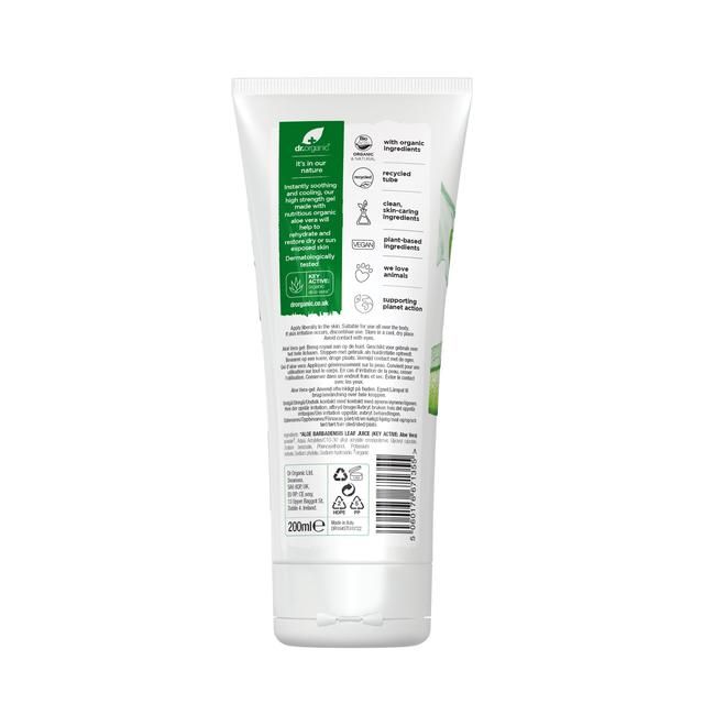 Dr Organic Aloe Vera Gel   200ml