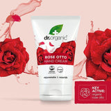 Dr Organic Rose Otto Hand &amp;amp; Nail Cream 125ml