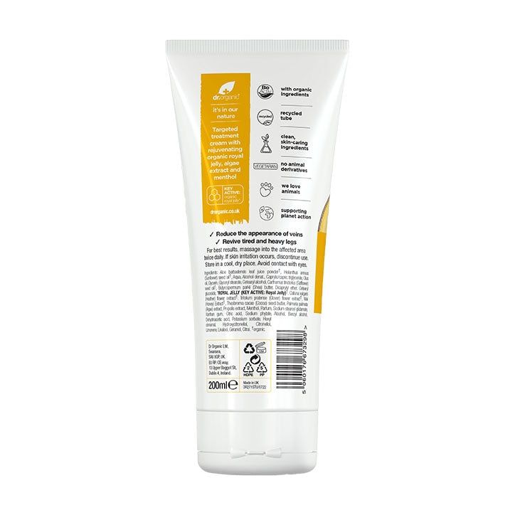 Dr Organic Royal Jelly Leg &amp;amp; Vein Cream 200ml