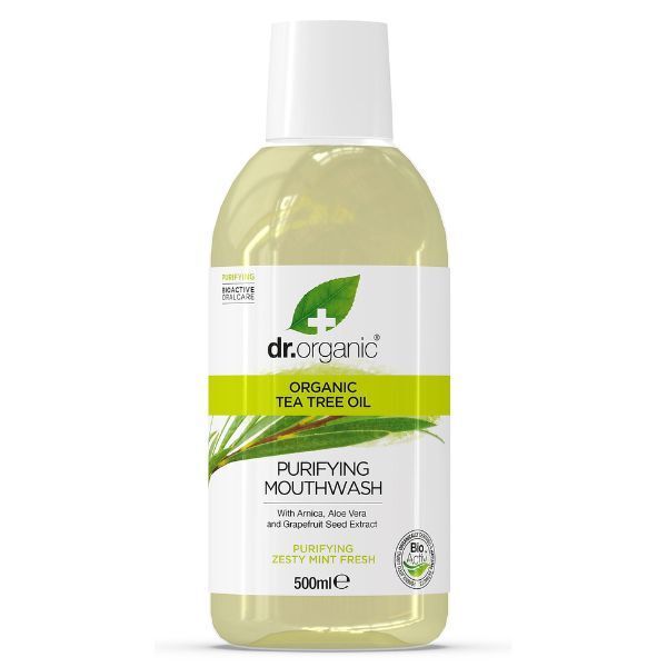 Dr Organic Tea Tree Mouthwash 500ml