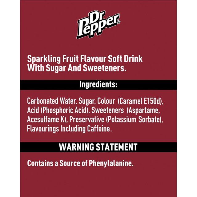 Dr Pepper   500ml