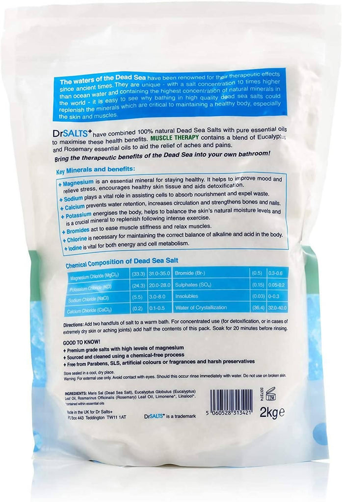 Dr Salts Muscle Therapy Bath Salts, 2kg