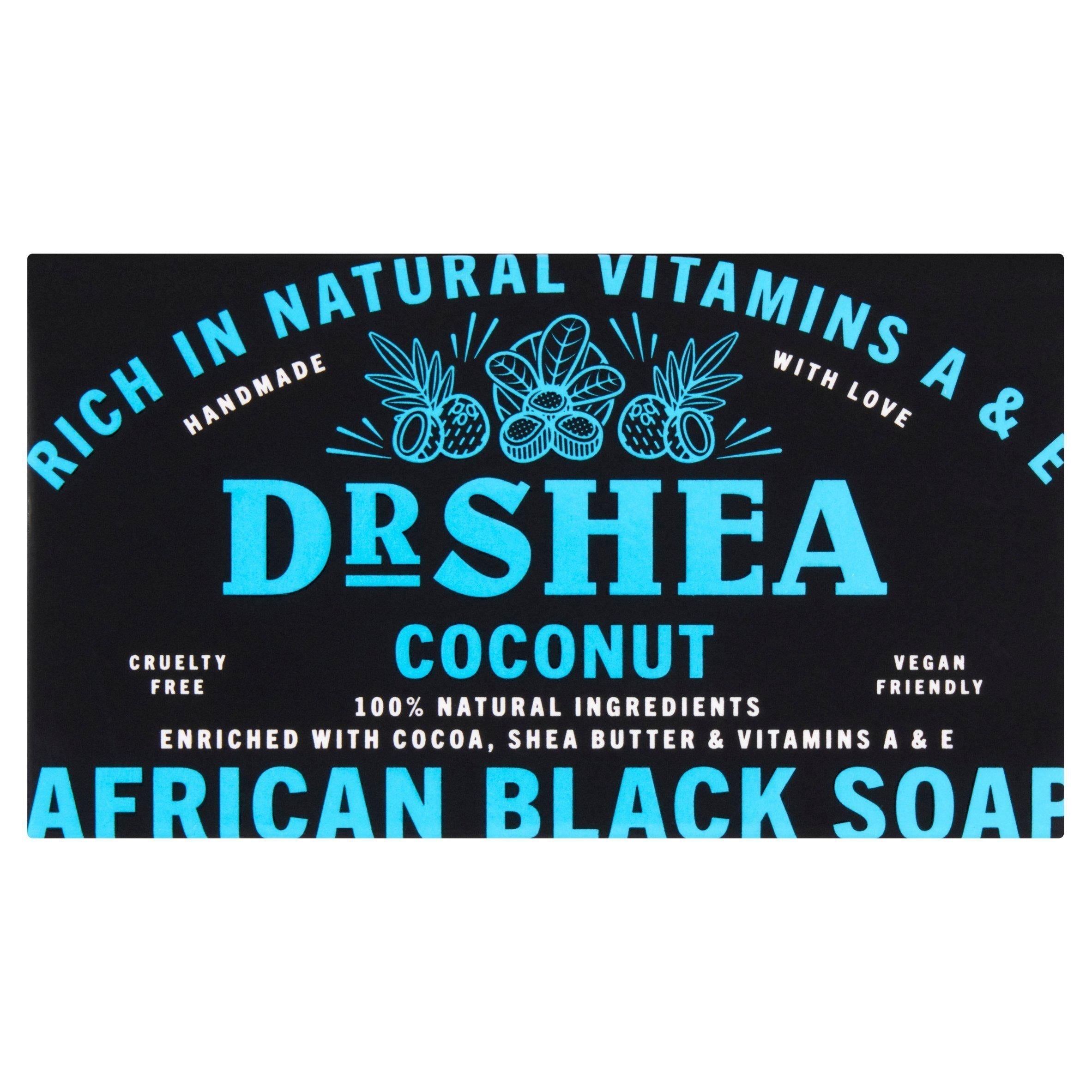 Dr Shea Coconut African Black Soap 100g