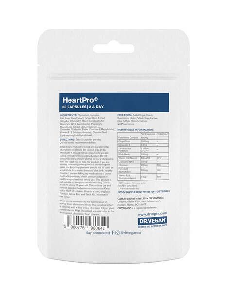 DR.VEGAN HeartPro&amp;reg; | 30 Day Supply | 2 Capsules Per Day