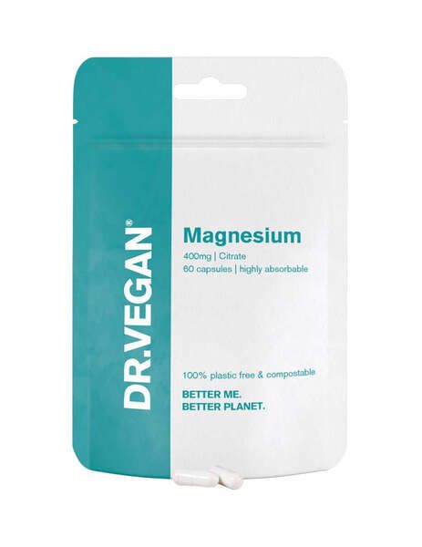 DR.VEGAN Magnesium | 30-60 Day Supply | 1-2 Capsules Per Day