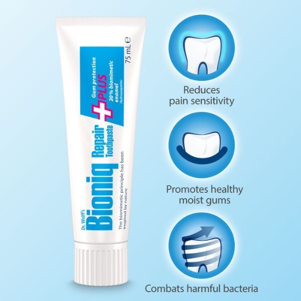 Dr. Wolff's Bioniq Repair Plus Fuoride Free Toothpaste Set