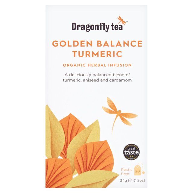 Dragonfly Organic Golden Balance Turmeric   20 per pack