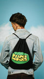 Retro Bubble Lush Drawstring Bag