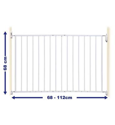 DreamBaby Arizona Metal 2 - Panel Extender - Gate (Fits Gaps 68cm -112cm) - Hardware Mounted