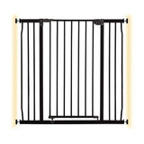 DreamBaby Liberty Xtra Tall Xtra Wide Hallway Metal Safety Gate (Fits Gap 99 - 105.5cm) - Black - Pressure Mounted