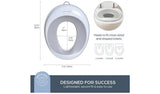 Dreambaby New Contoured Potty Seat &amp;amp; Step Stool Bundle -Grey