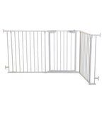 DreamBaby Newport 3 - Panel Metal Adapta Barrier/Gate - White Metal - Hardware Mounted