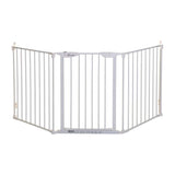 DreamBaby Newport 3 - Panel Metal Adapta Barrier/Gate - White Metal - Hardware Mounted