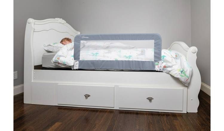 Dreambaby Prague Bed Rail. Fits Flat & Slat Beds Grey