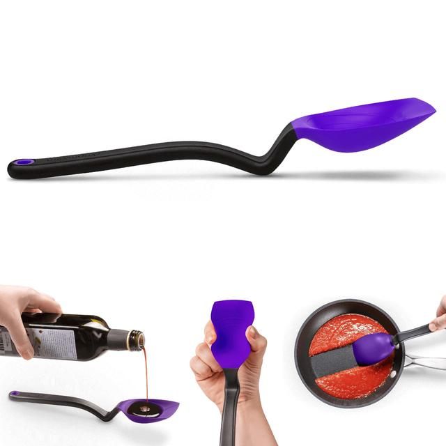 Dreamfarm Supoon Purple Scraping Spoon