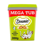 Dreamies Cat Treat Biscuits with Tuna Flavour Bulk Mega Tub   350g