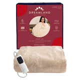 Dreamland Cosy Up Silky Soft Faux Fur Warming Throw - Cream 160X120 Cm