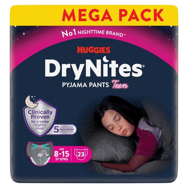 DryNites 8-15y Girl Mega Pack    23 per pack