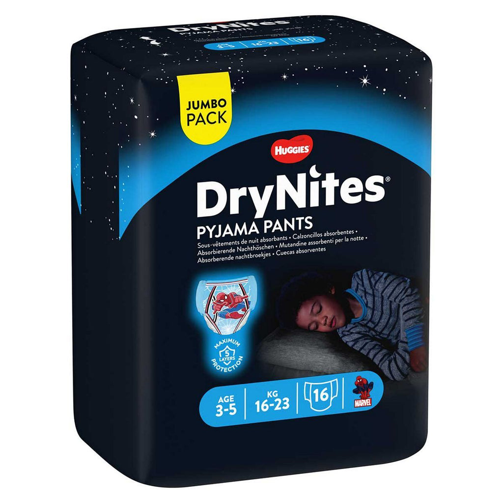 DryNites Pyjama Pants Jumbo, Boys, 3-5 years 16s