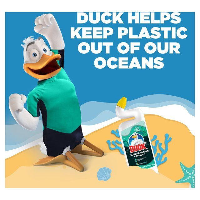 Duck Biodegradable Toilet Cleaning Liquid Coastal Forest   750ml