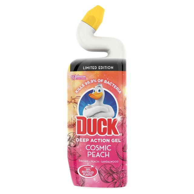 Duck Deep Action Gel Toilet Liquid Cleaner Cosmic Peach