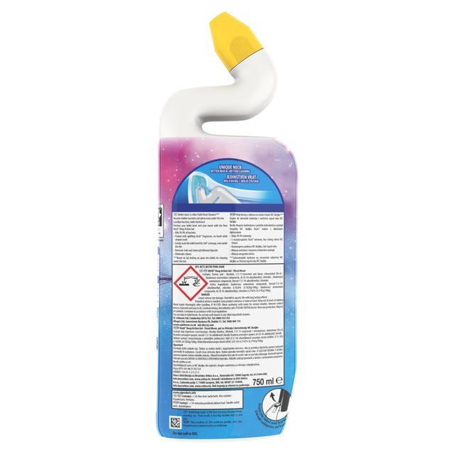 Duck Deep Action Gel Toilet Liquid Cleaner Floral Moon