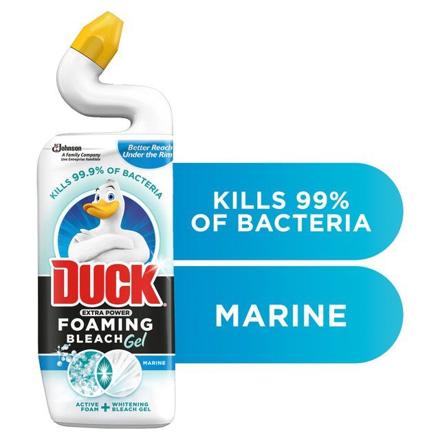 Duck Foaming Bleach Gel Toilet Liquid Cleaner Marine   750ml