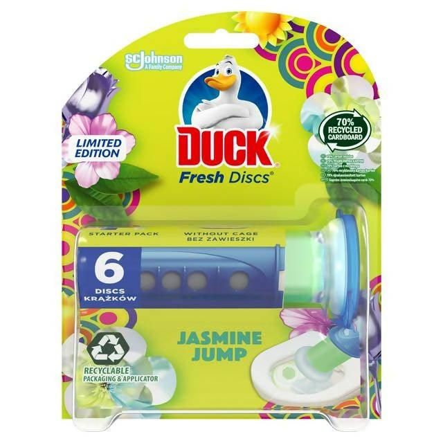 Duck Fresh Discs Toilet Cleaner Jasmine Jump Scent 36ml