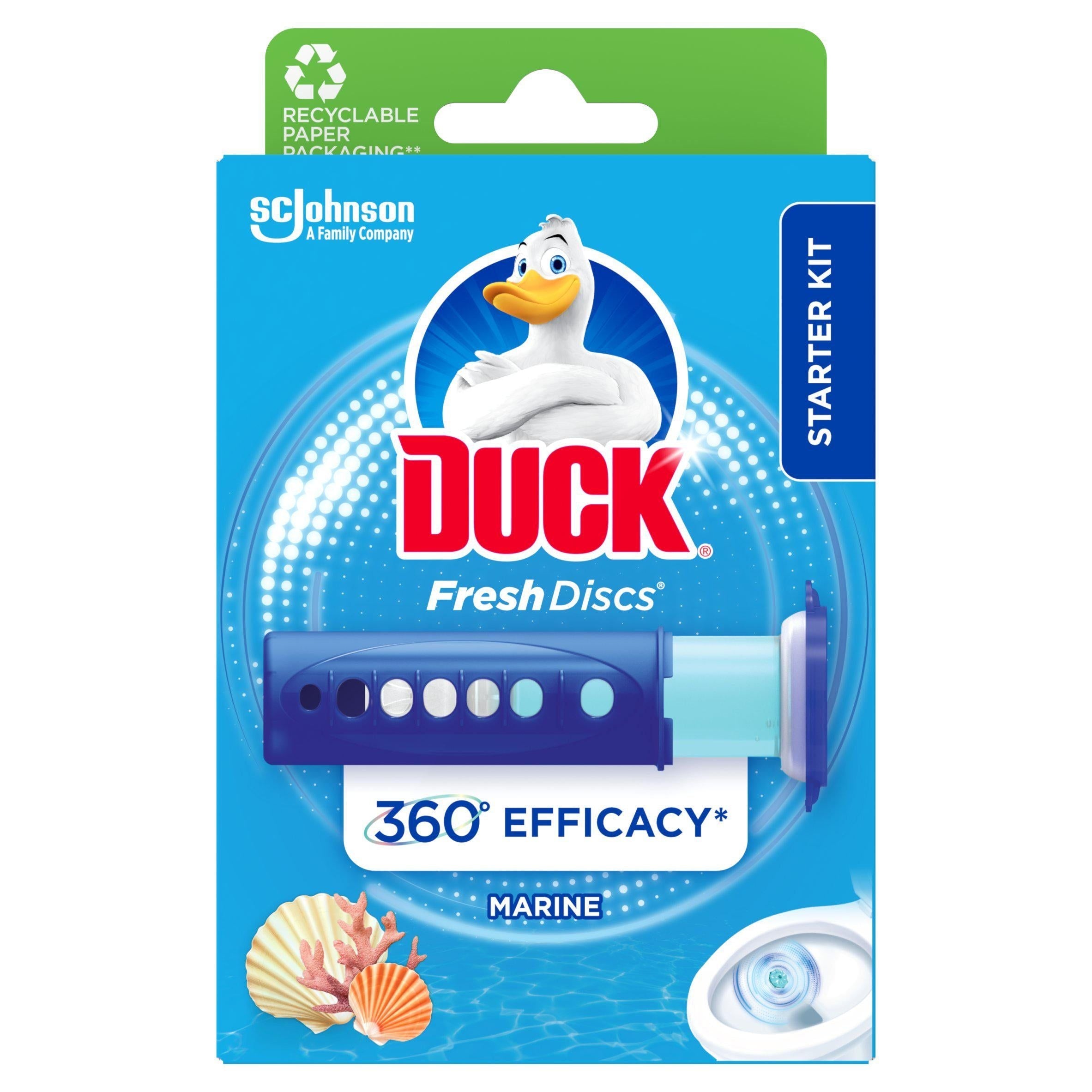 Duck Marine Fresh Discs Holder Toilet Cleaner 36ml