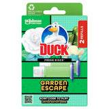 Duck Toilet Fresh Discs Duo Refills Garden Escape   2 x 36ml