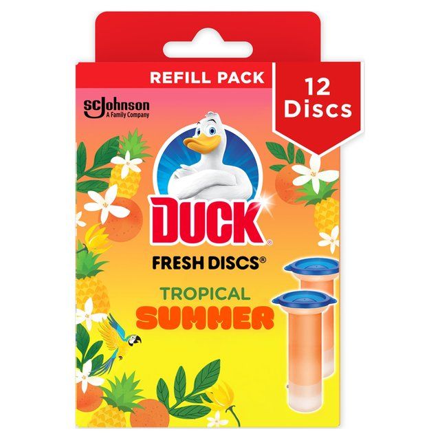 Duck Toilet Fresh Discs Duo Refills Tropical Summer   2 x 36ml