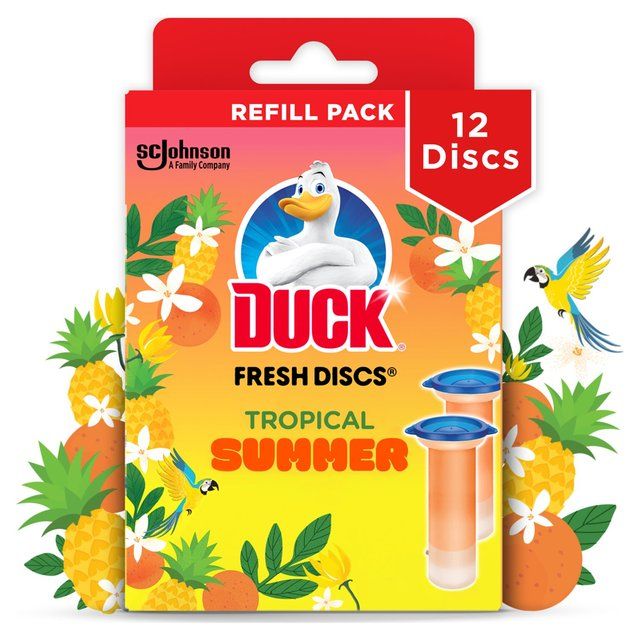 Duck Toilet Fresh Discs Duo Refills Tropical Summer   2 x 36ml