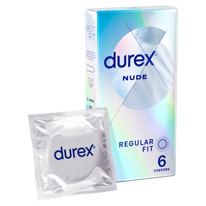 Durex 6 Nude Regular Fit Condoms