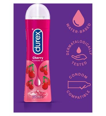 Durex Cherry Lube Water Based Flavoured Edible - 100ml