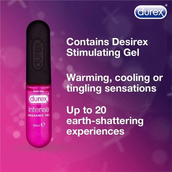 Durex Intense Stimulating Gel Lube Water Based 10ml