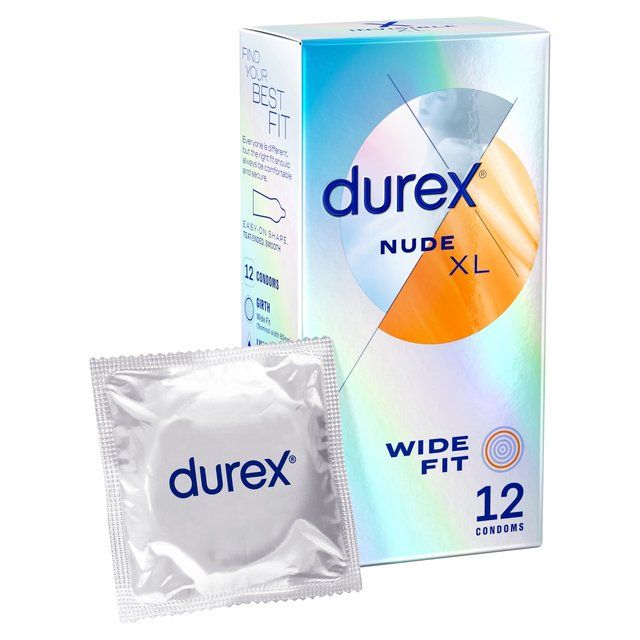 Durex Nude XL Condoms   12 per pack