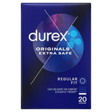 Durex Originals Extra Safe Condoms Regular Fit   20 per pack