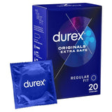 Durex Originals Extra Safe Condoms Regular Fit   20 per pack