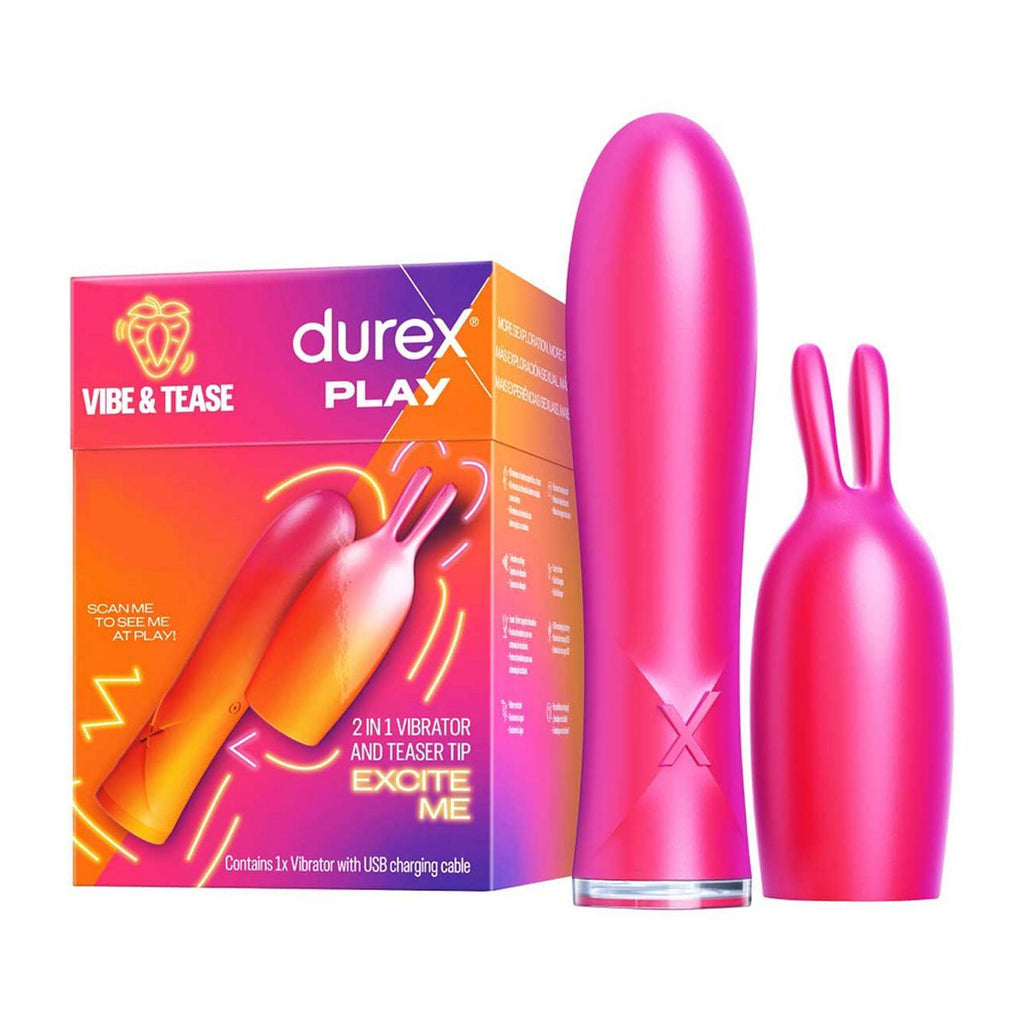 Durex Play Vibe & Tease 2 in 1 Vibrator and Teaser Tip