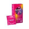 Durex Pleasure Me Ribbed &amp;amp; Dotted Condoms - Regular Fit -12 pack