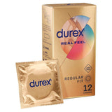 Durex Real Feel Non Latex Condoms   12 per pack