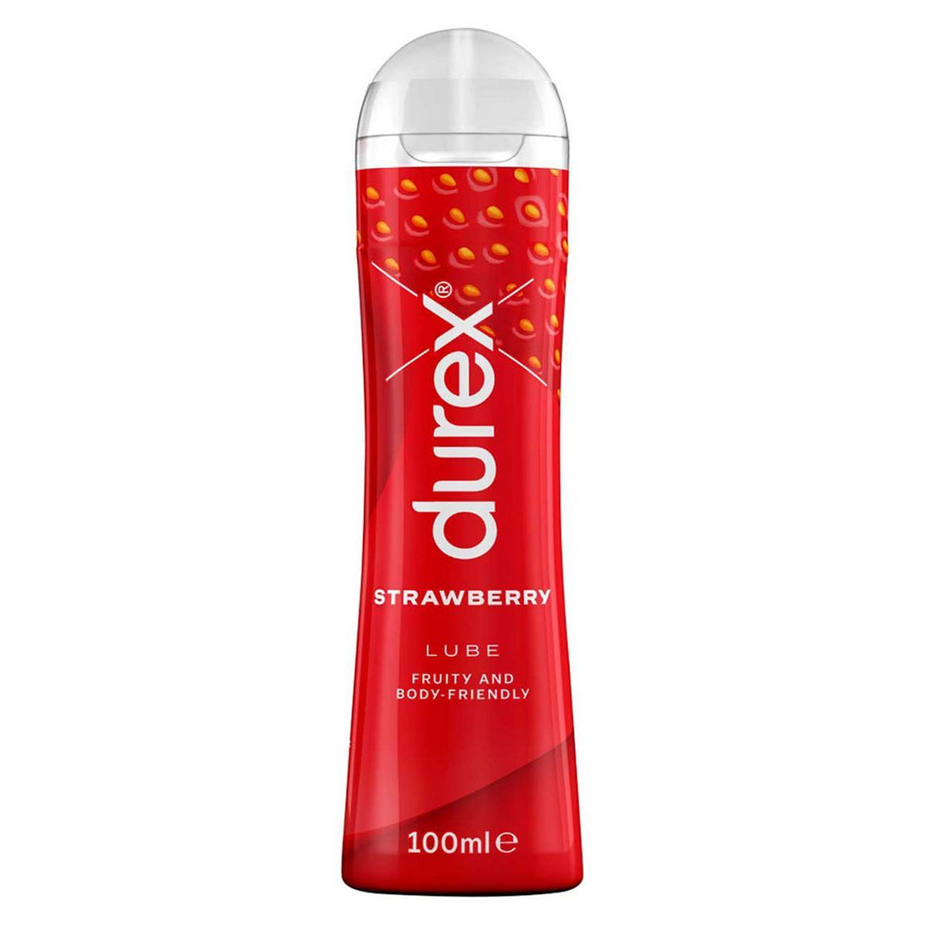 Durex Strawberry Water Based Flavoured Edible Lube - 100ml